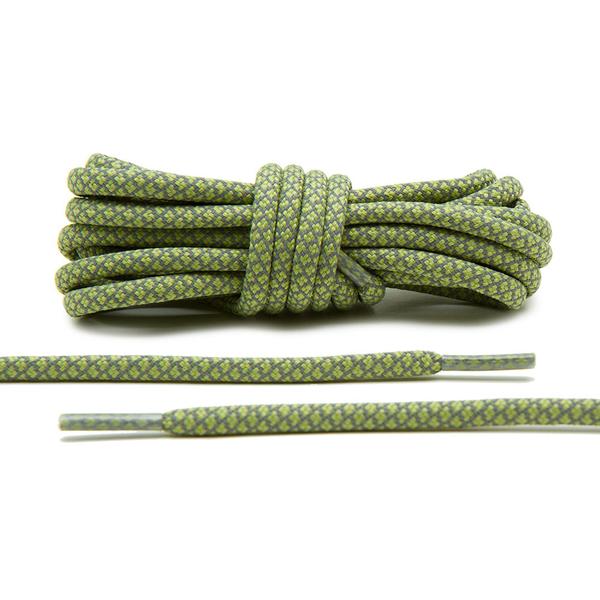 Olive – 3M Reflective Rope Laces